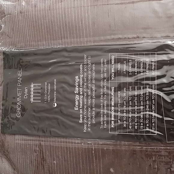 2 Grommet Panels Mocha 50 in x 84 in, Studio JCP Home - Picture 7 of 16